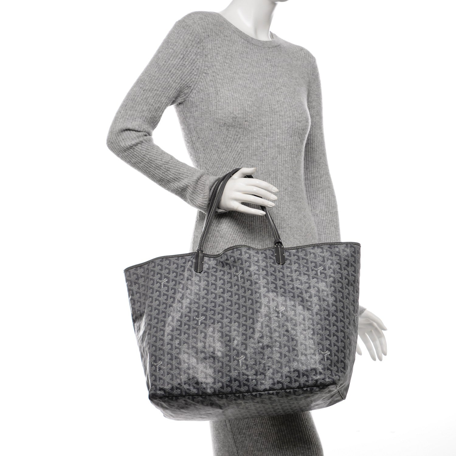 Goyard Goyardine Saint Louis GM Grey 2 of 7