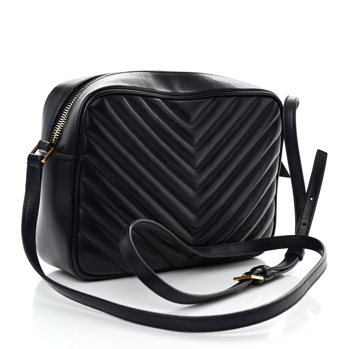 Calfskin Matelasse Monogram Lou Camera Bag Navy