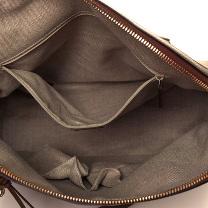 Gucci Monogram Medium Bree Shoulder Bag Beige Tabacco 4 of 4
