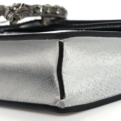 Gucci Metallic Calfskin Super Mini Dionysus Shoulder Bag Silver 9 of 10