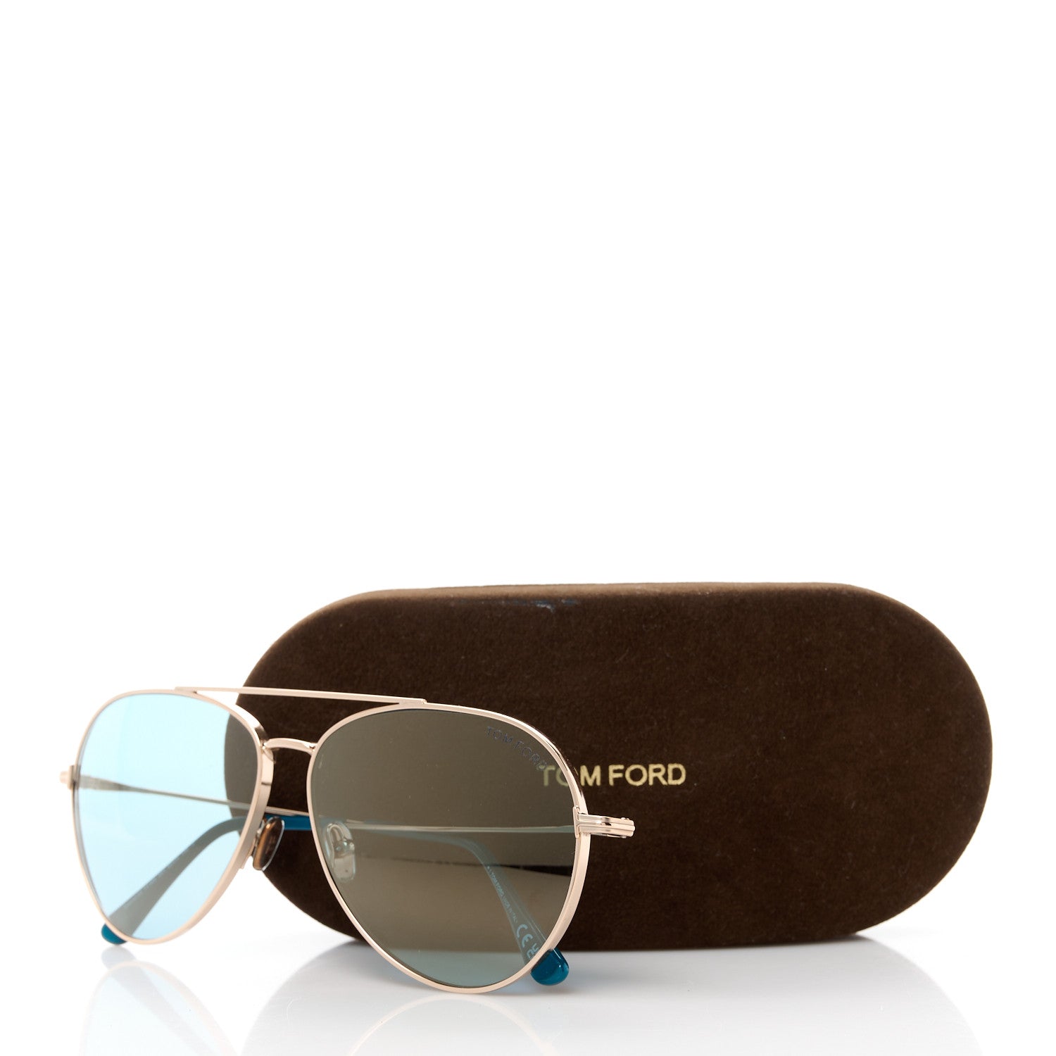 Tom Ford Metal Dashel-02 Sunglasses TF996 Blue Gold 8 of 8