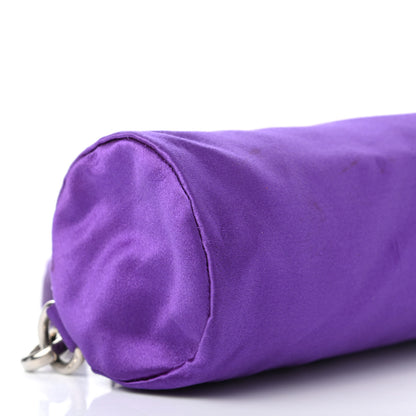 Prada Satin Raso Pochette Purple 8 of 9