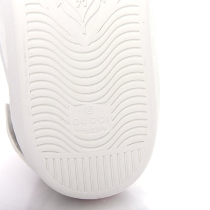 Gucci Calfskin Ayers Embroidered Web Mens Ace Removable Patches High Top Sneakers 9.5 White 9 of 10