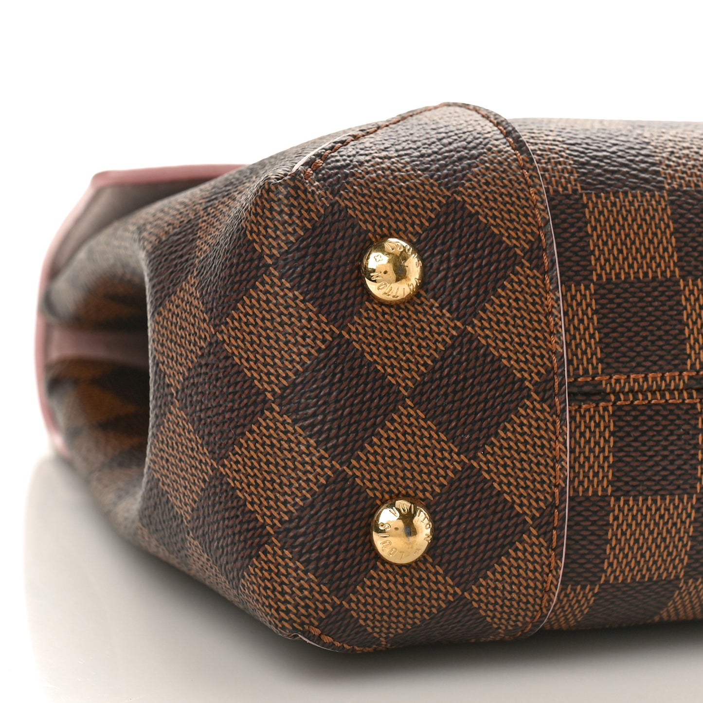 Damier Ebene Caissa Clutch Rose Ballerine