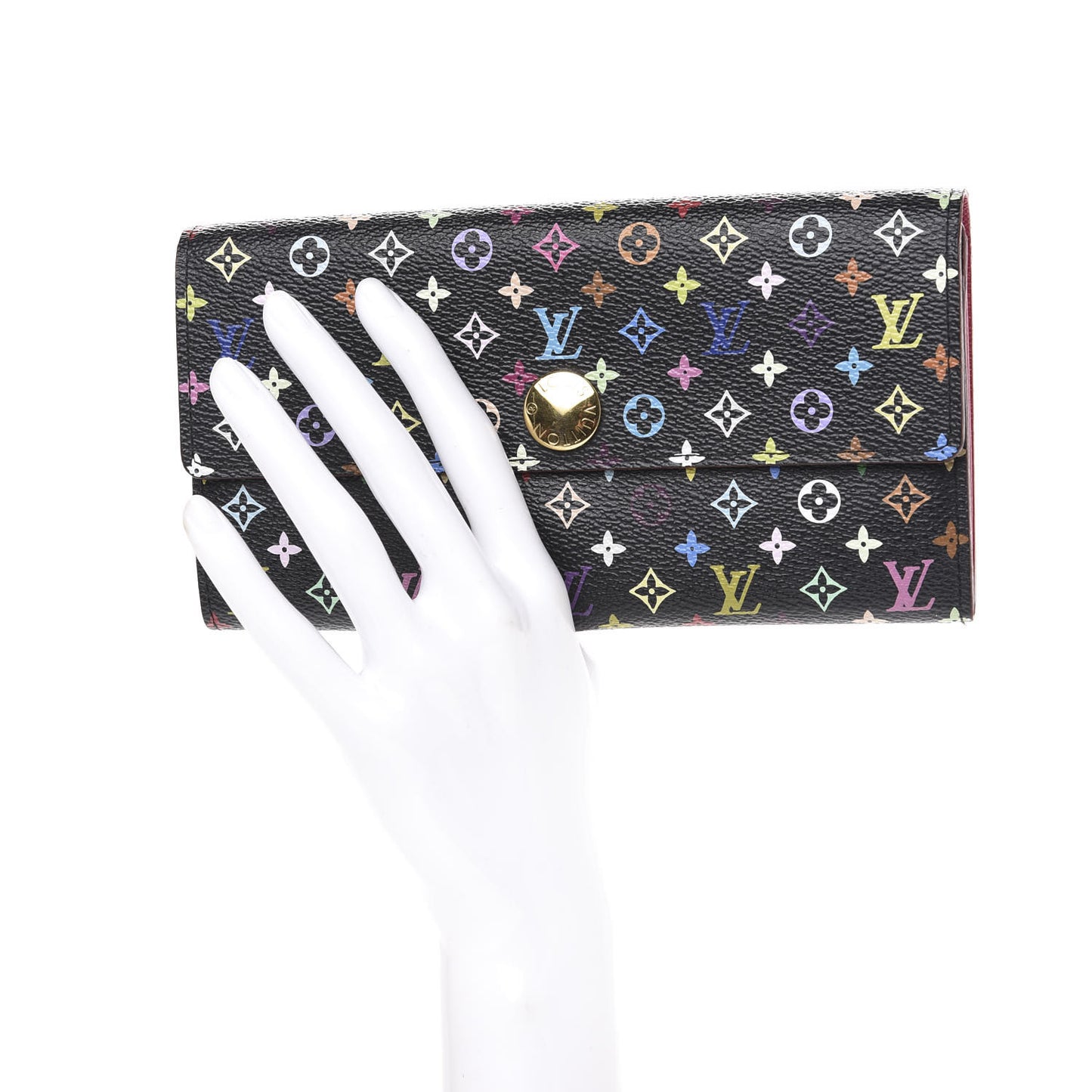 Monogram Multicolor Sarah Wallet Black Grenade