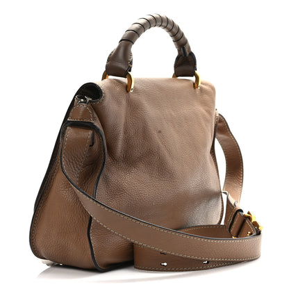 Chloe Calfskin Medium Marcie Top Handle Bag Nut 2 of 11
