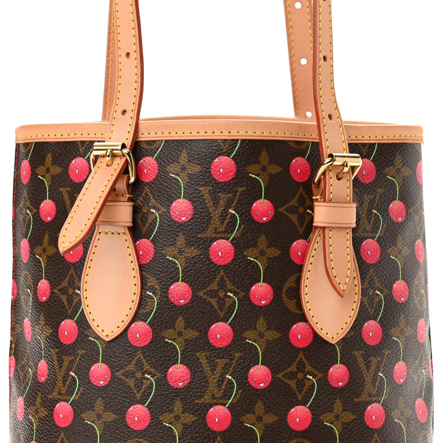 Monogram Cerises Bucket Bag