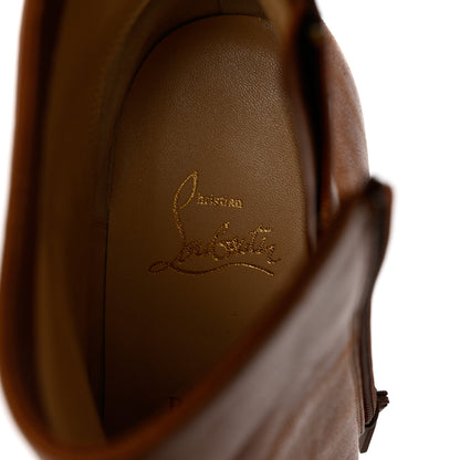 Christian Louboutin Calfskin Adox 85 Ankle Boots 39 Caramel 6 of 10