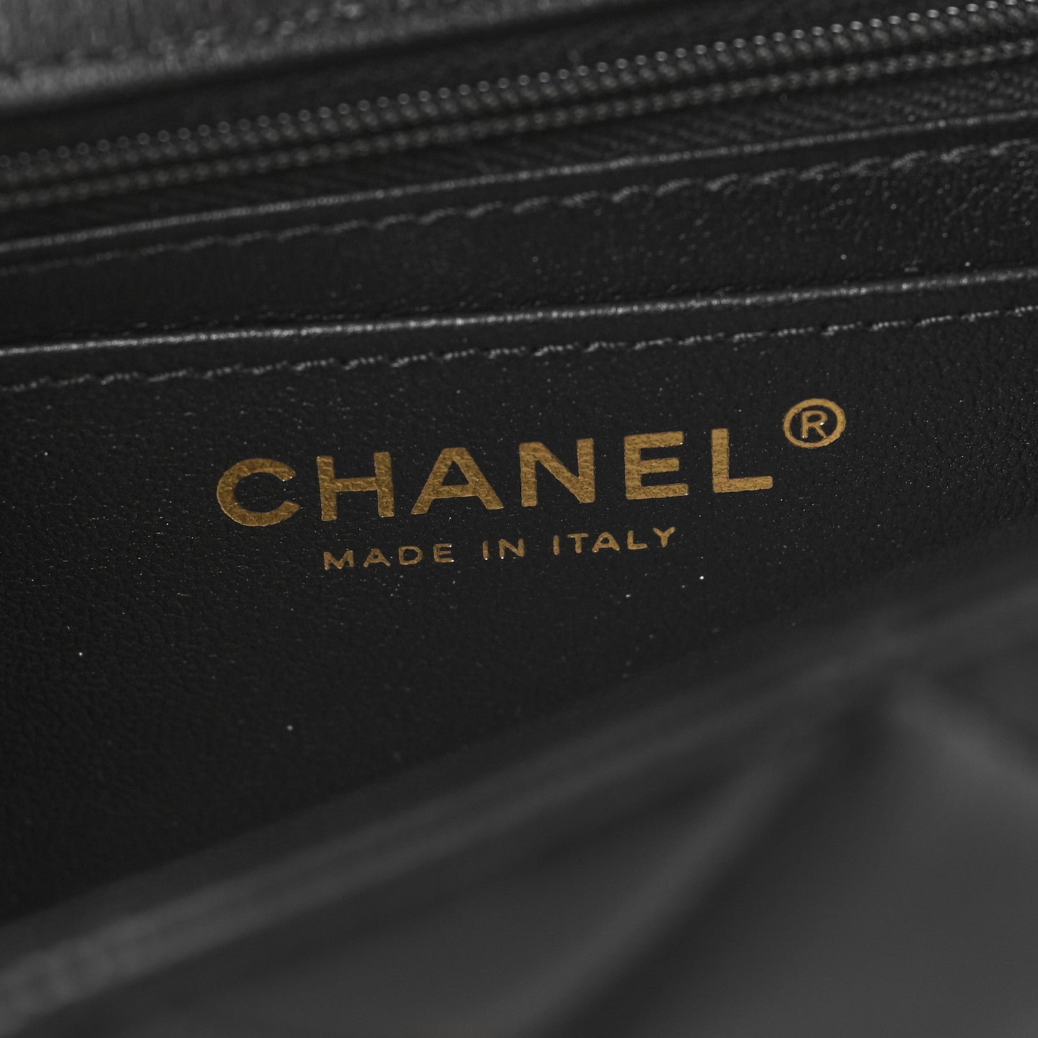 Chanel Lambskin Quilted Resin CC Mini Flap Bag Black White 6 of 11