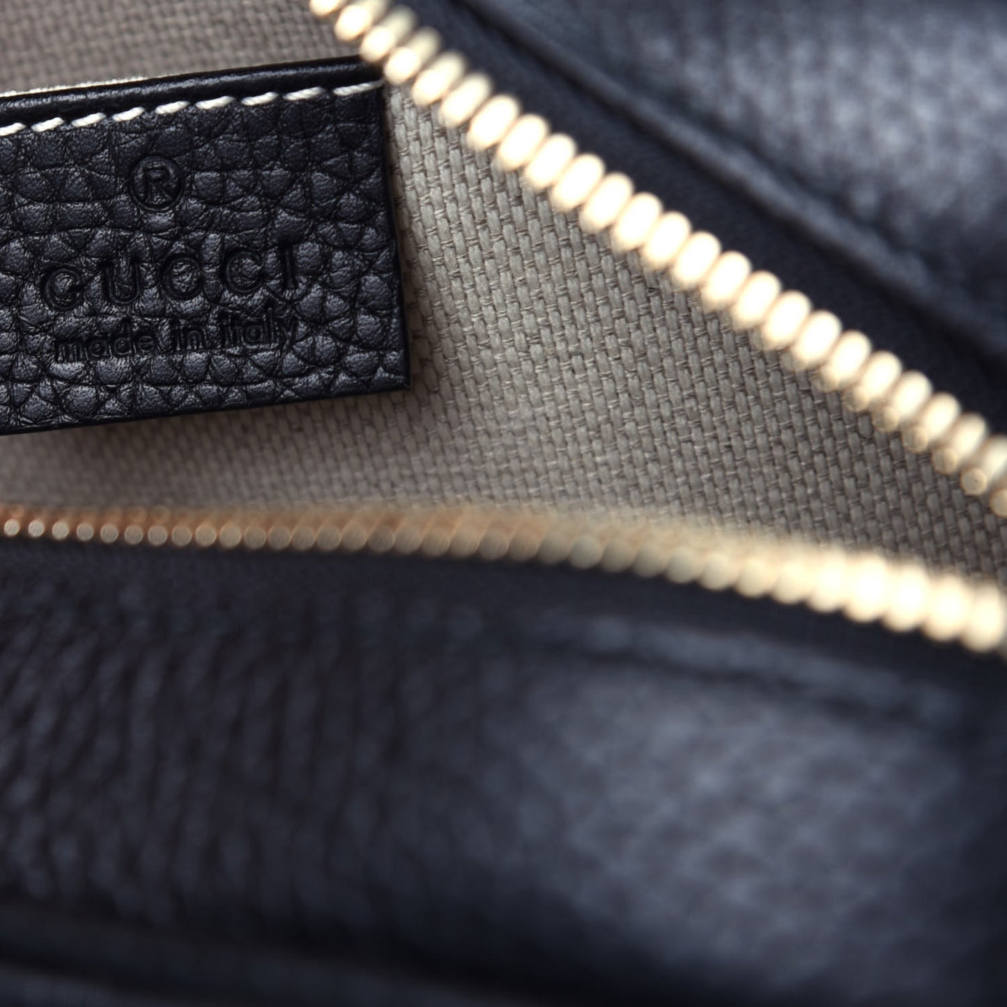Pebbled Calfskin Small Soho Disco Bag Black