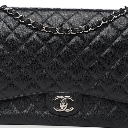 Chanel Caviar Quilted Maxi Double Flap Black 10 of 10