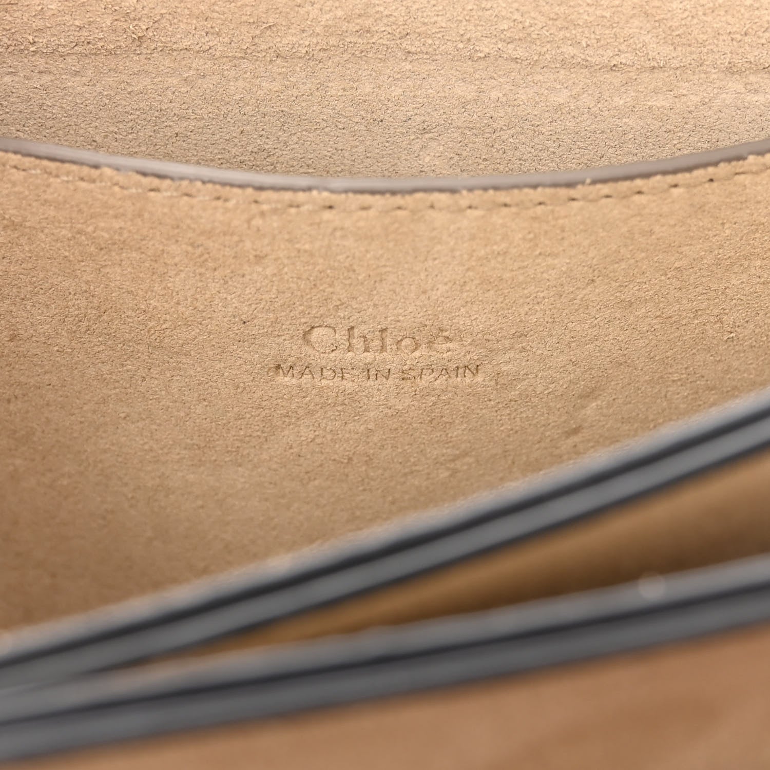 Chloe Suede Calfskin Small Faye Shoulder Bag Black 6 of 9