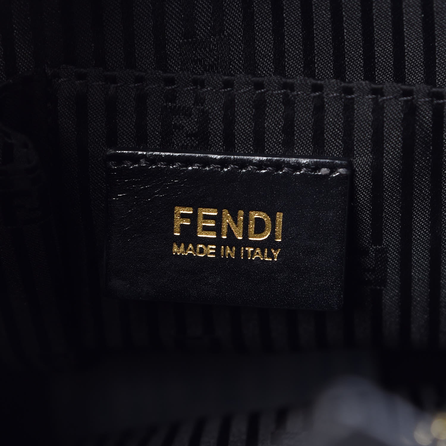 Fendi Vitello Elite Regular 2Jours Tote Black 7 of 13