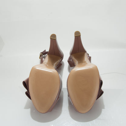 Louis Vuitton Patent Calfskin Slingback Heels 36.5 5 of 7