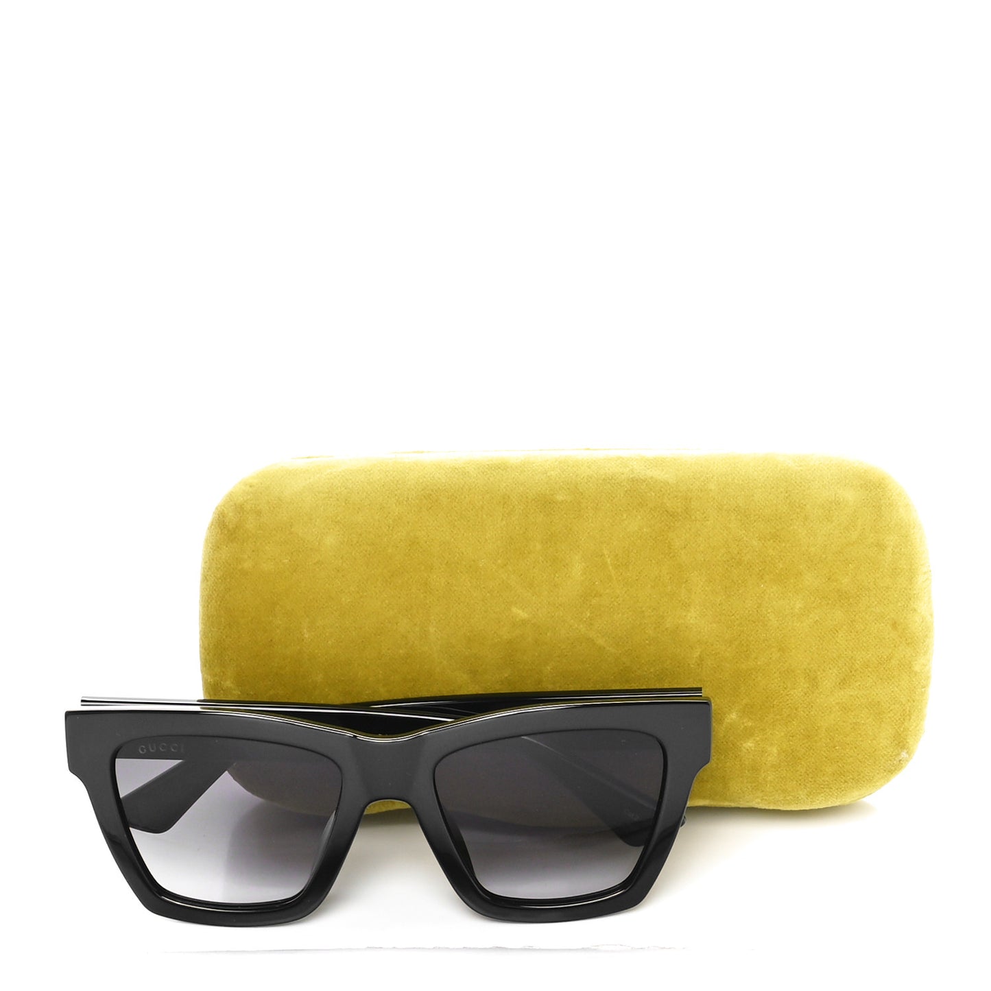 Acetate Square Frame Sunglasses GG1714S Black