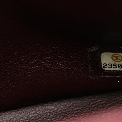 Chanel Lambskin Quilted Mini Two Tone Day Flap Pink Burgundy 7 of 15