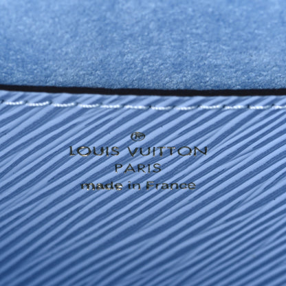 Louis Vuitton Epi Twist Monogram Flower Chain Shoulder Bag MM Blue 5 of 6
