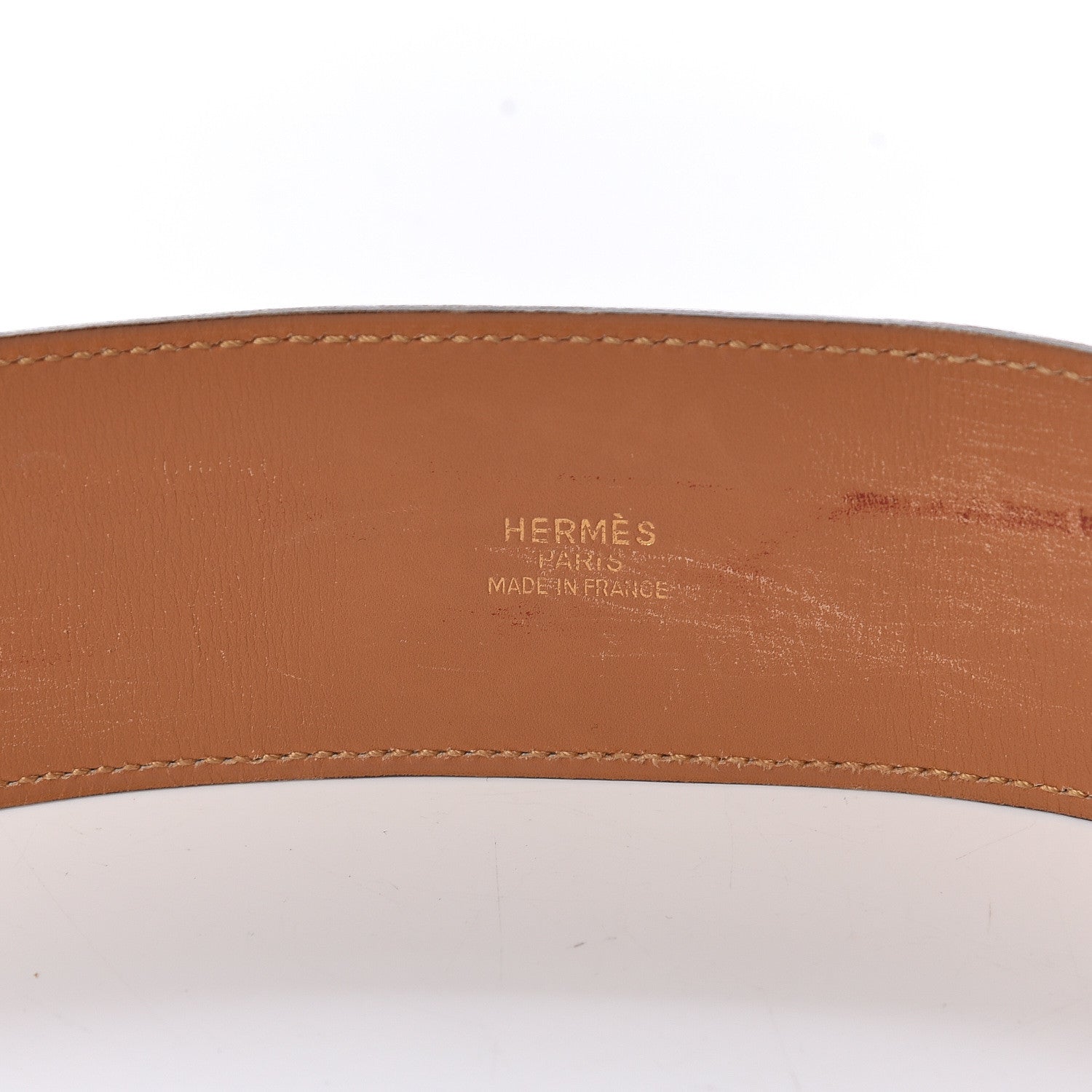 Hermes Courchevel Collier De Chien CDC Belt 65 Gold 4 of 9