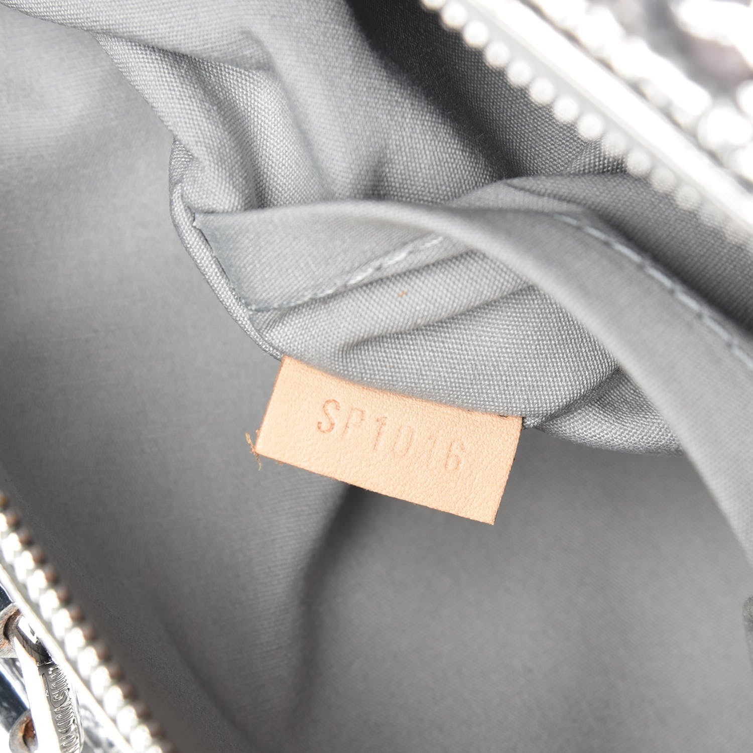 Louis Vuitton Monogram Miroir Speedy 35 Silver 7 of 9