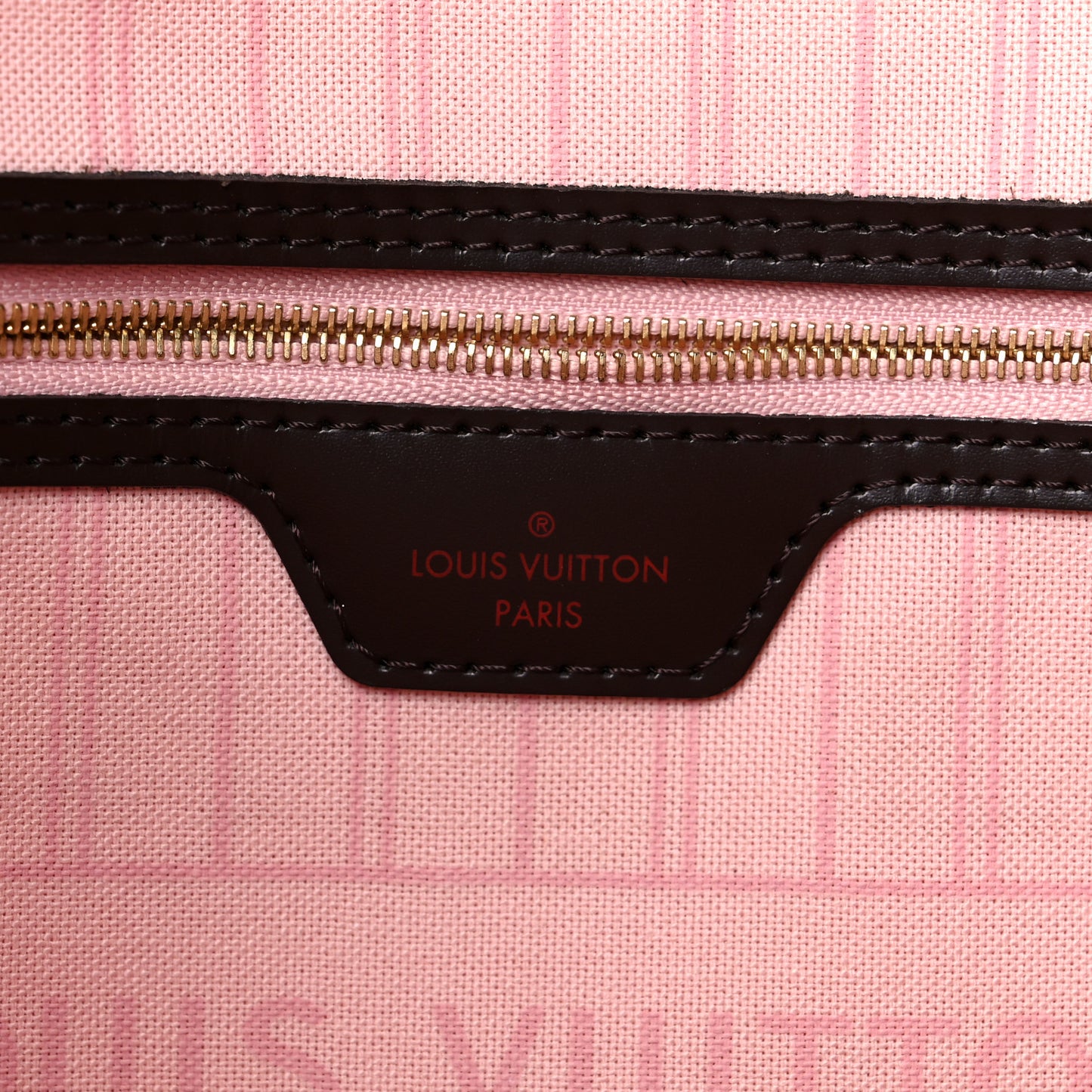 Damier Ebene Neo Neverfull MM Rose Ballerine