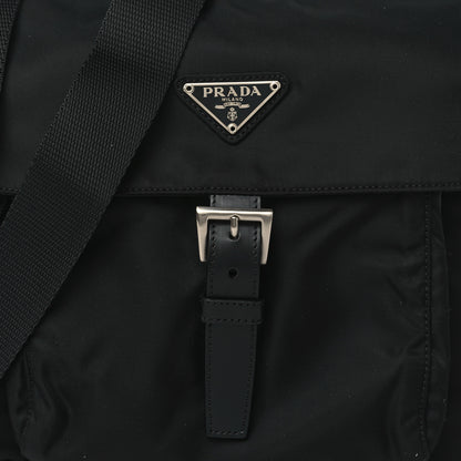 Prada Nylon Vela Messenger Black 7 of 9