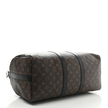 Louis Vuitton Monogram Macassar Keepall Bandouliere 45 4 of 10