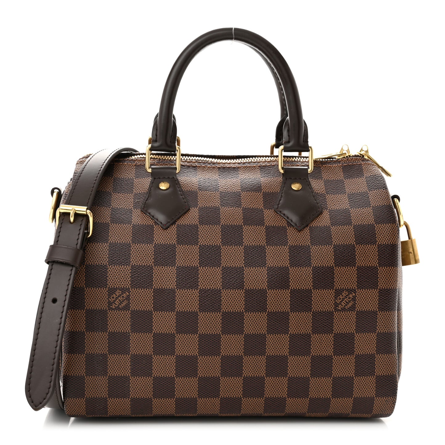 Damier Ebene Speedy Bandouliere 25