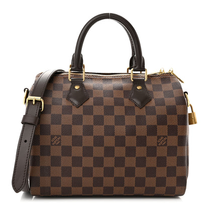 Louis Vuitton Damier Ebene Speedy Bandouliere 25 1 of 10