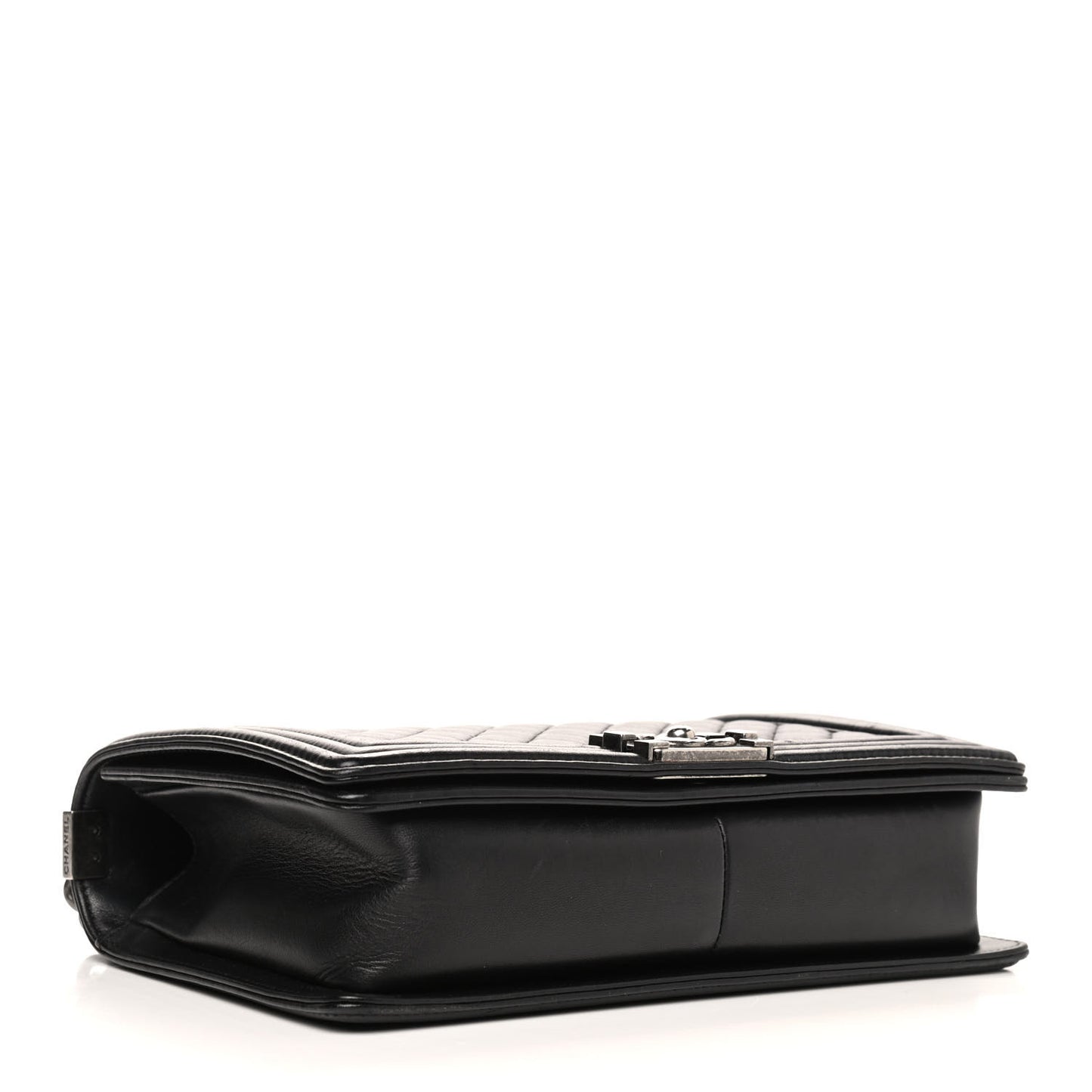 Lambskin Quilted New Medium Boy Flap Black