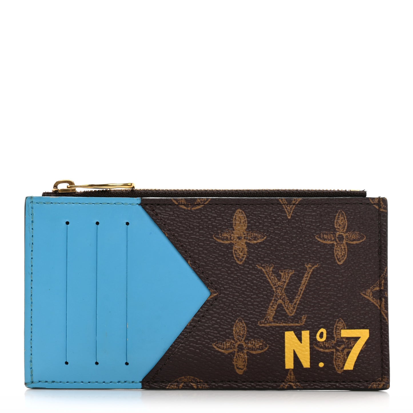 Monogram Vintage Calfskin Trunk L'œil Coin Card Holder
