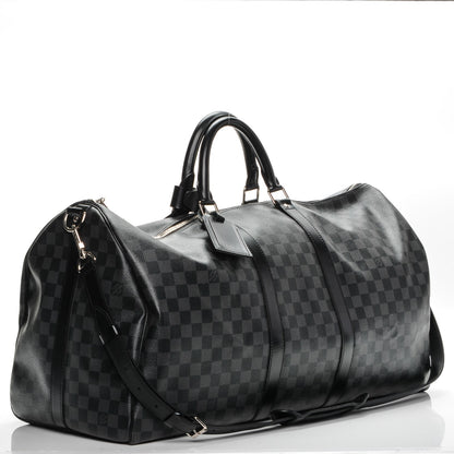 Louis Vuitton Damier Graphite Keepall Bandouliere 55 3 of 9