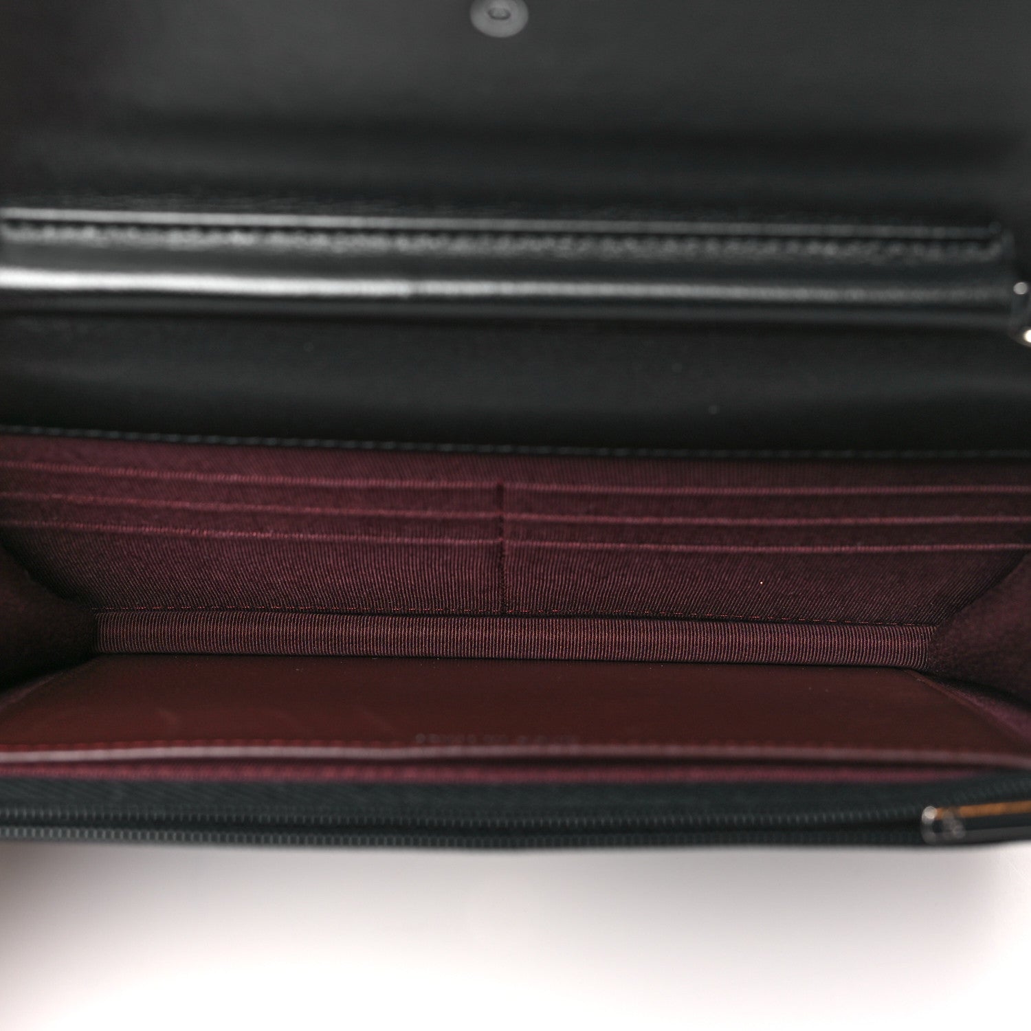 Chanel Lambskin Quilted Wallet On Chain WOC Black 5 of 11