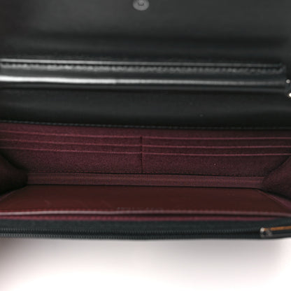 Chanel Lambskin Quilted Wallet On Chain WOC Black 5 of 11