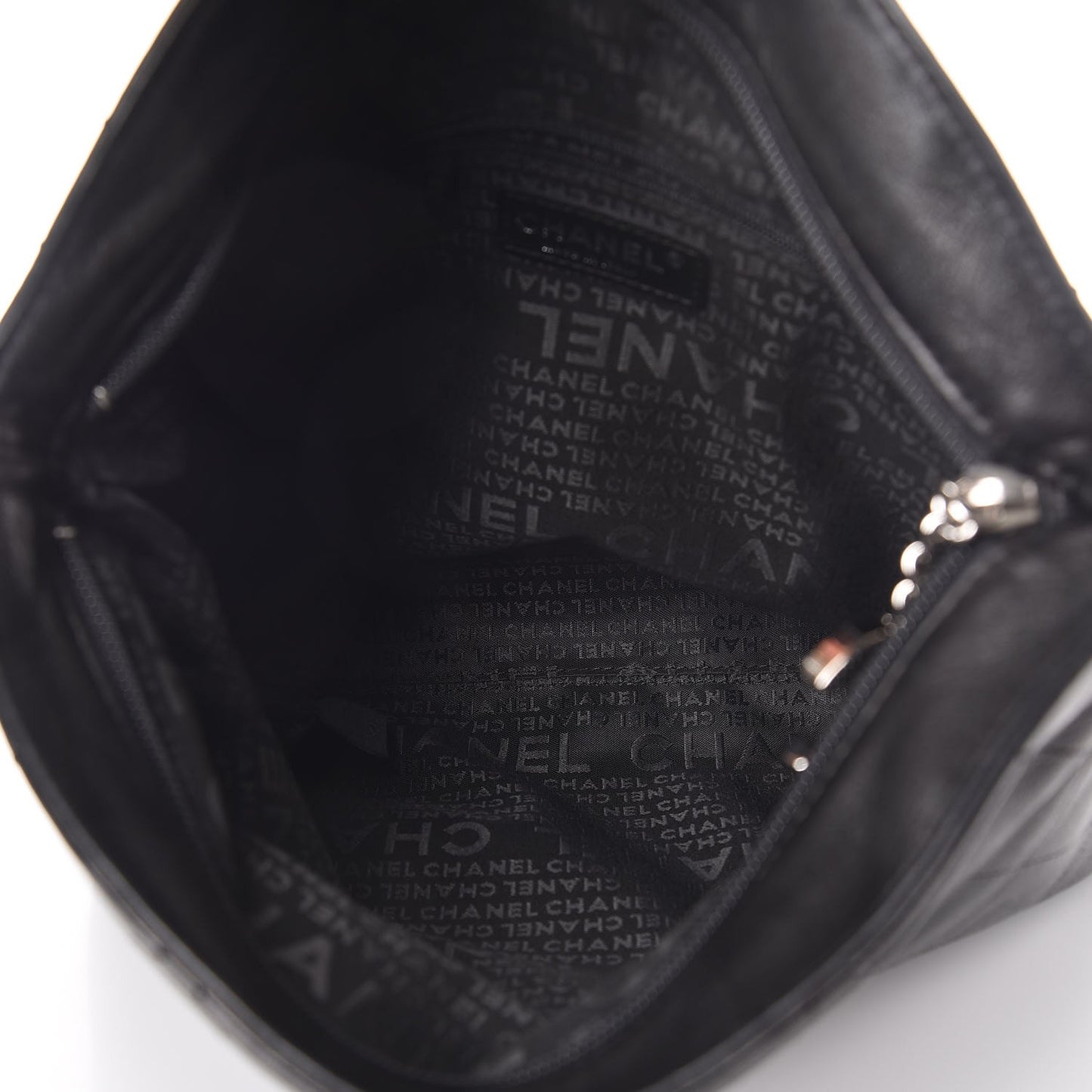 Lambskin Stitched Medium Ultimate Soft Tote Black