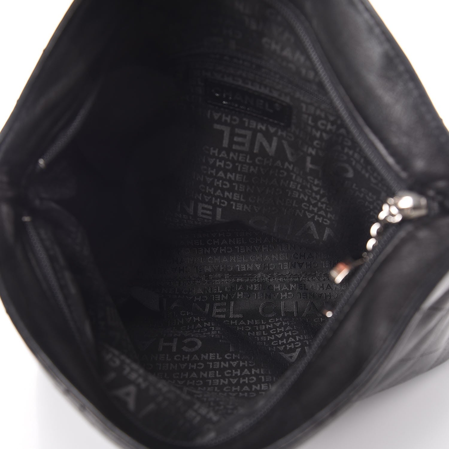 Chanel Lambskin Stitched Medium Ultimate Soft Tote Black 5 of 13