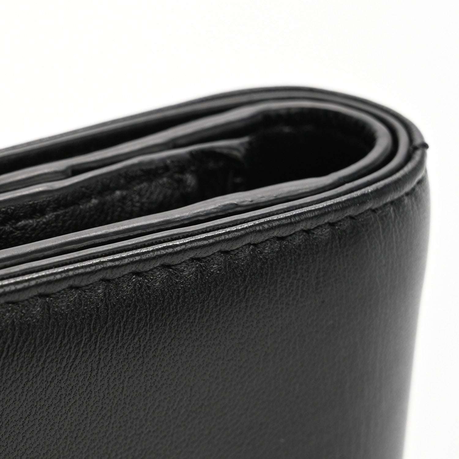 Valentino Garavani Nappa Roman Stud Small Flap Wallet Black 8 of 10