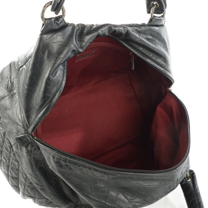 Chanel Aged Calfskin Coco Rider Bowling Bag Black 7 of 7