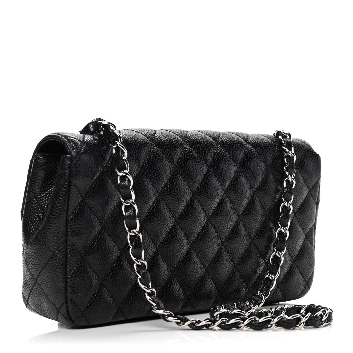 Chanel Caviar Quilted East West Flap Black 3 of 6