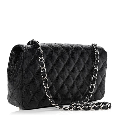 Chanel Caviar Quilted East West Flap Black 3 of 6