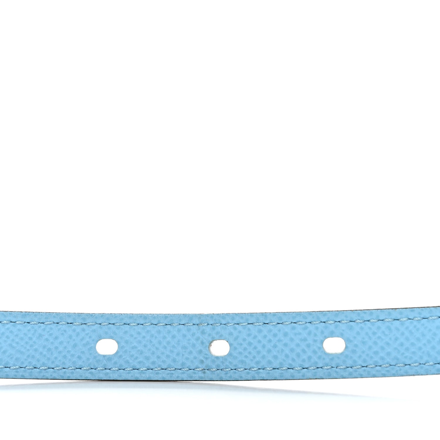 Hermes Epsom 15mm Pop H Belt 85/34 Celeste 6 of 7