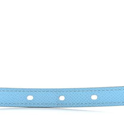 Hermes Epsom 15mm Pop H Belt 85/34 Celeste 6 of 7