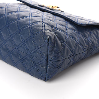 Marc Jacobs Lambskin Quilted The XL Single Flap Navy 7 of 7