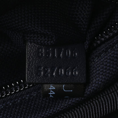 Gucci Denim Monogram Web Belt Bag Blue Multicolor 7 of 10