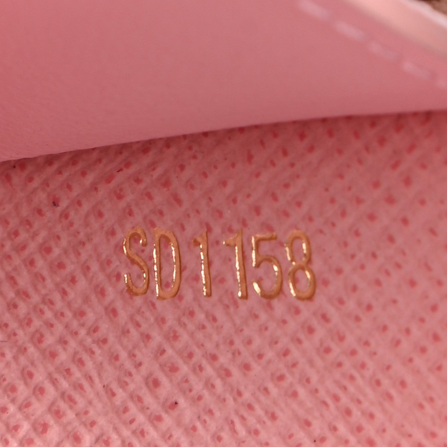 Louis Vuitton Damier Azur Victorine Wallet Rose Ballerine 7 of 7