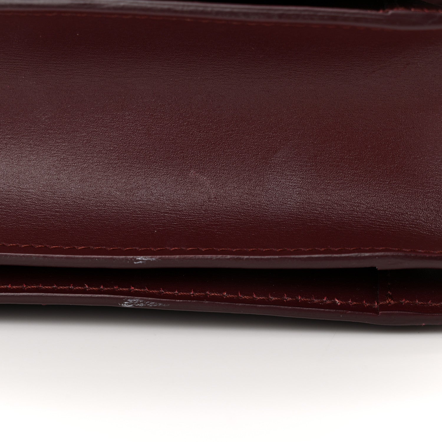 Celine Box Calfskin Small Classic Box Flap Bag Burgundy 9 of 9