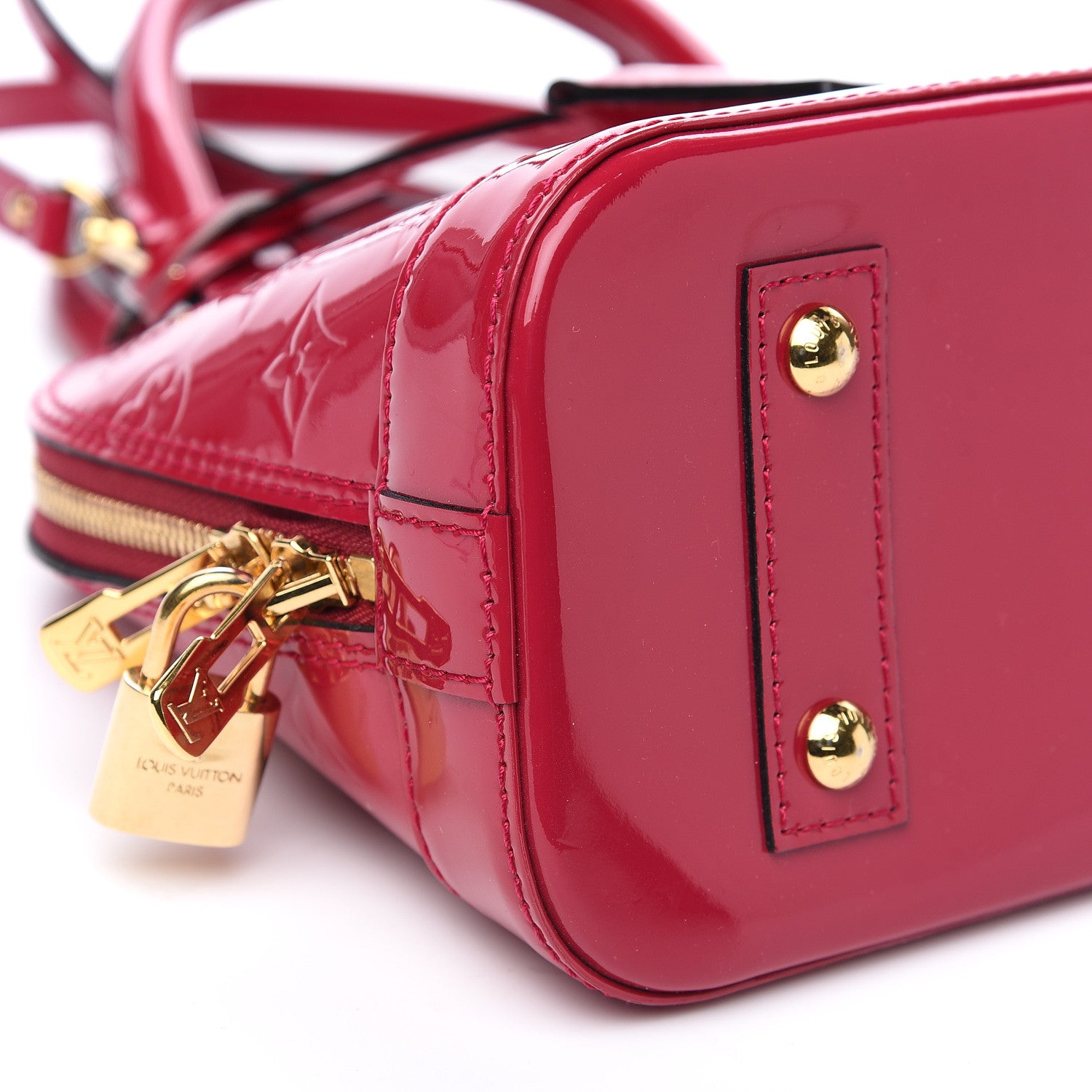 Louis Vuitton Vernis Alma BB Rose Indien 6 of 9