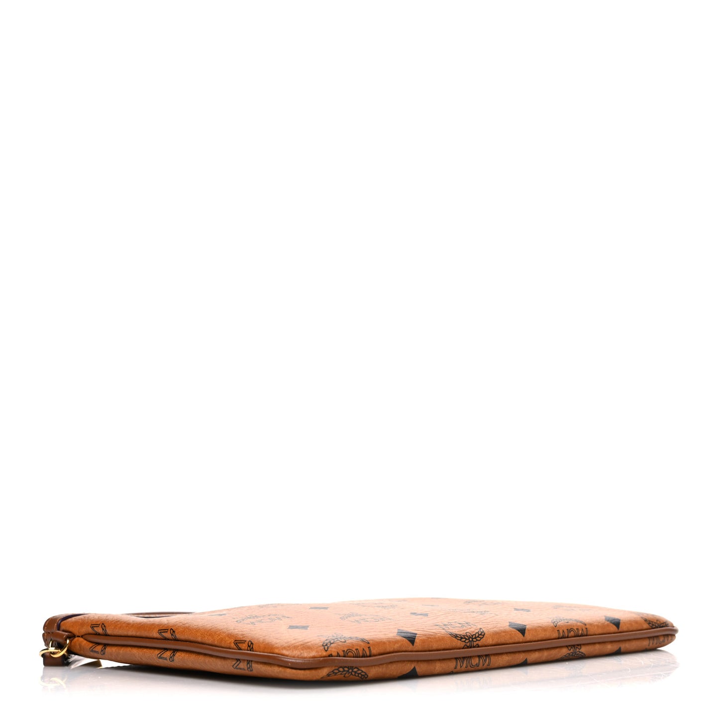 Visetos Medium Stark Wristlet Pouch Cognac
