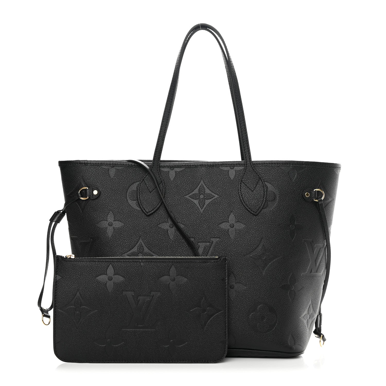 Louis Vuitton Empreinte Monogram Giant Neverfull MM Black 1 of 11