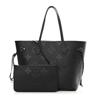 Louis Vuitton Empreinte Monogram Giant Neverfull MM Black 1 of 11