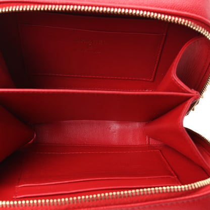 Chanel Caviar Quilted Filigree Vanity Clutch With Chain Red 5 of 10